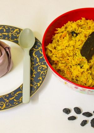 A picture of Veg bukhara rice.