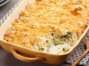 A picture of dinner casseroles cheese