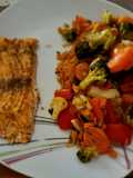 Ofen - Lachs mit Gemüse
