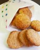 Galletitas de coco y almendras sin harina y sin lácteos