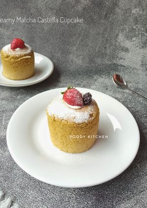 Foto resep Creamy Matcha Castella Cupcake