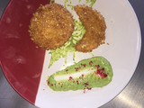 Pomme croquette con guacamole