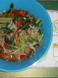 Foto resep Tumis sawi toge saus tiram