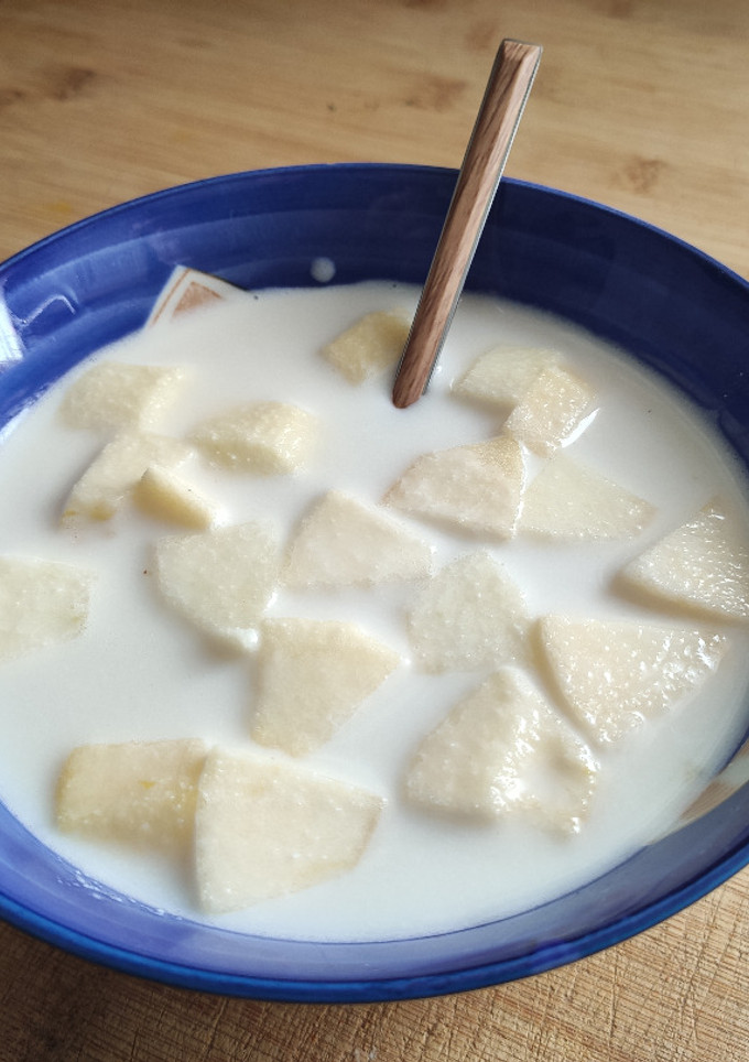 Una foto de Ajo blanco