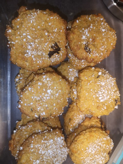 Una foto de Galletas de zanahoria, avena y pasas