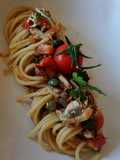 Spaghettoni con le sarde e i pomodorini 🌷