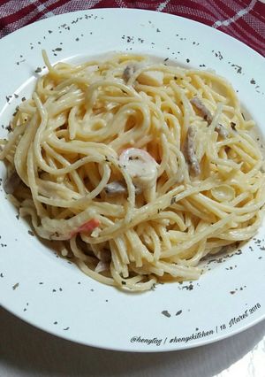 Foto resep Spaghetti Carbonara