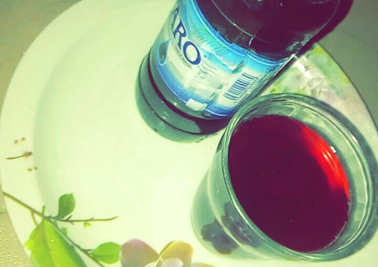 Hibiscus Juice A.K.A (zobo drink)
