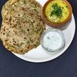 Garlic chilli paratha