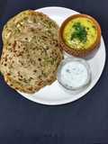 Garlic chilli paratha