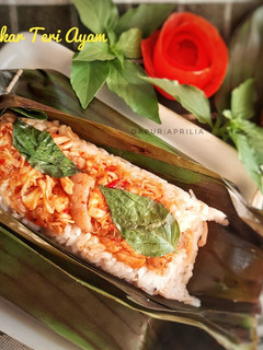 Foto resep Nasi Bakar Teri Ayam