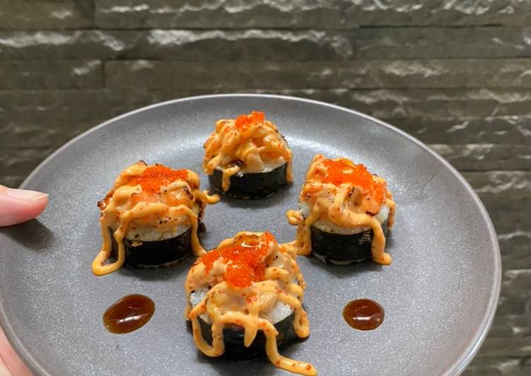 Rahasia Memasak Kani Mentai Canape Sushi Roll Yang Renyah