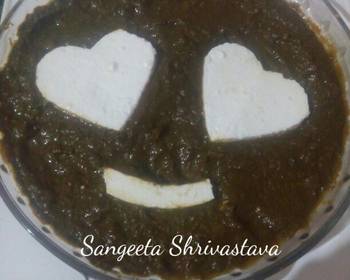 Update, Serving Recipe Palak paneer Delicious and Healthy