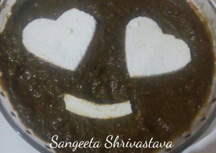 Easiest Way to Prepare Recipe of Palak paneer