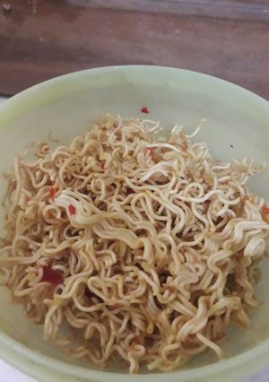 Foto resep Mie Kering Pedas Manis