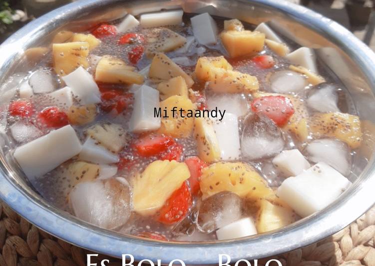 Bagaimana Membuat Es Bolo bolo Nanas Strawberry yang Enak Banget