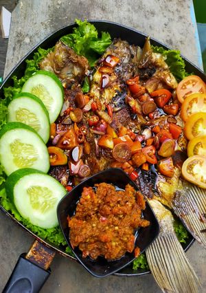 Foto resep Gurame Panggang Teflon Sambal Kecap