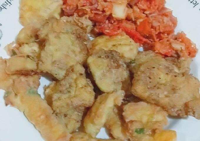 Telor Goreng Crispy Sambel Geprek