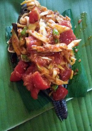 Foto resep #day11 Pepes Ikan +mangga muda