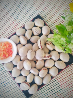 Hình của món Hạt mít luộc chấm muối ớt.