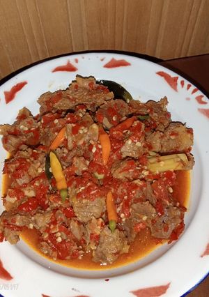 Foto resep Oseng Mercon Daging Sapi