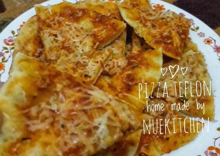 Pizza italia teflon home made 😋