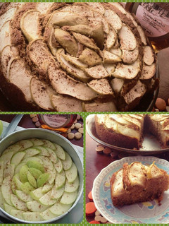 Hình của món Bánh táo hương quế.