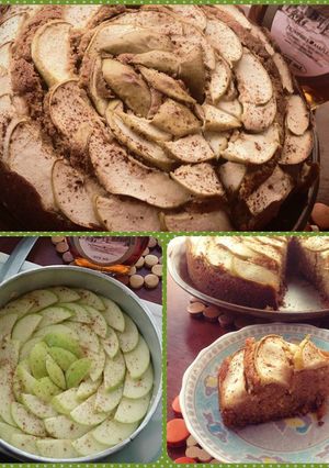 Hình của món Bánh táo hương quế.