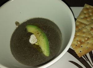 Una foto de Crema de huitlacoche 🍄🌽🌽