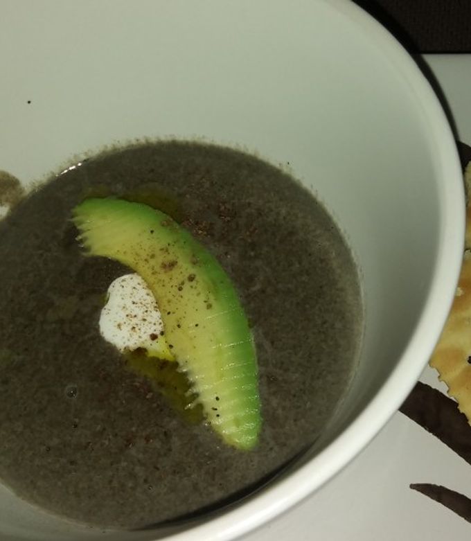 Una foto de Crema de huitlacoche 🍄🌽🌽