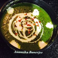 Cream of Spinach Soup 🍲 A picture of Cream of Spinach Soup 🍲.