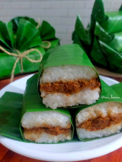 Foto resep Lemper Potong dan Lemper Kodok Isi Abon Sapi
