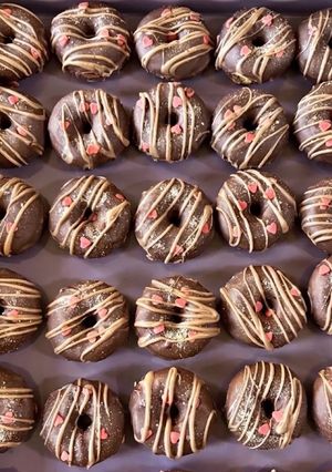 Φωτογραφία της συνταγής Mini Donuts 🍩 με μηχανή για donuts ❤️