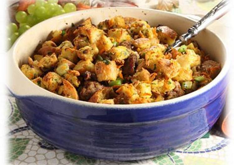 Easiest Way to Prepare Ultimate Savory Sausage Stuffing