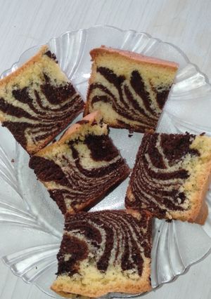 Foto resep Bolu zebra Ala Riyani