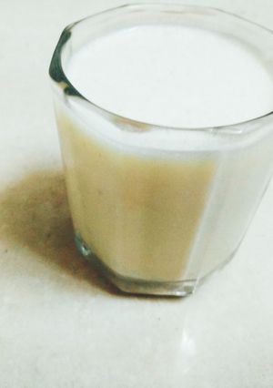 A picture of Banana milk shake.