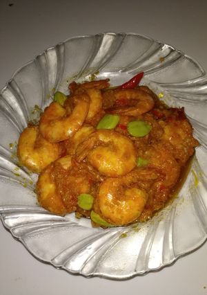 Foto resep Udang balado petai