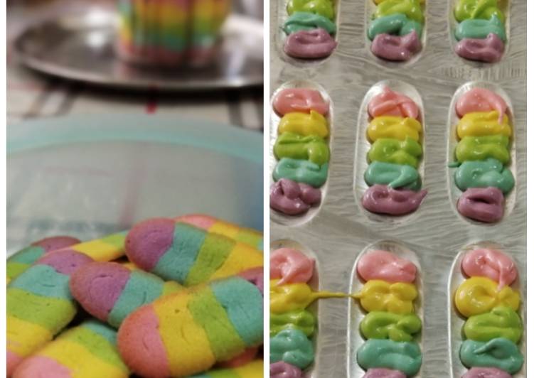 Resep: saat makan malamLidah kucing rainbow