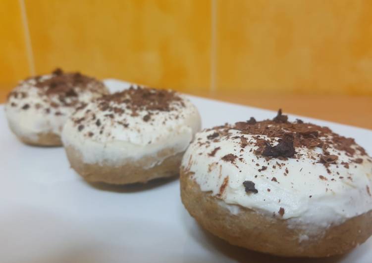 Dónuts de tiramisú