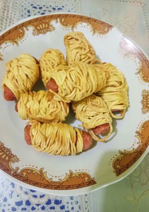Foto resep Mie gulung sosis