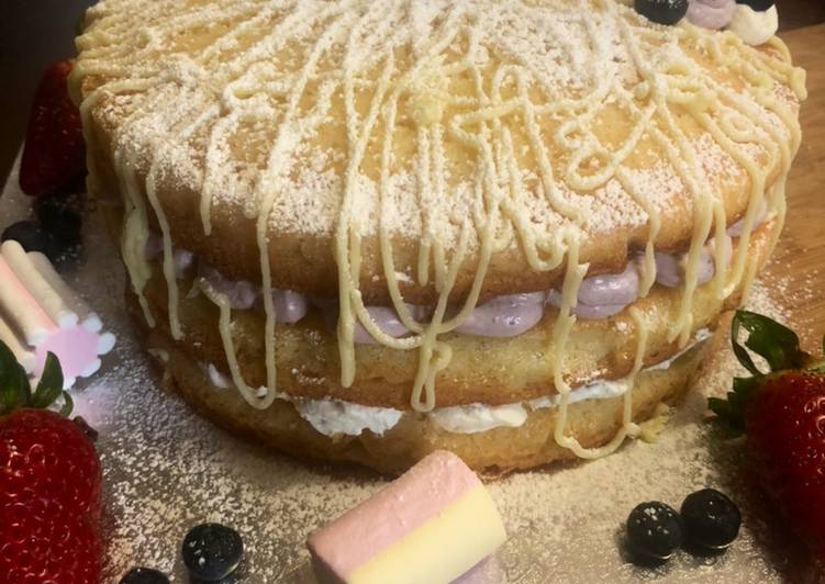 Naked cake 
#scuolacioccolato