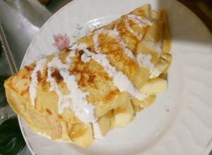 Una foto de Crepe de manzana 🍎 (fruta opcional)