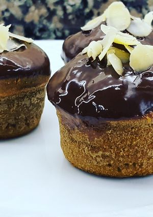 Una foto de Muffins integrales de chocolate