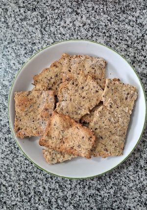 Una foto de Crackers de Semillas con Harina de Garbanzos