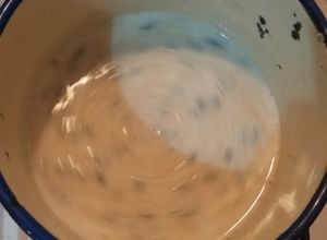 Una foto de Salsa de roquefort con leche