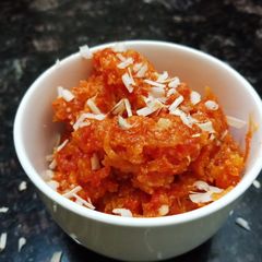 A picture of Gajar ka halwa.