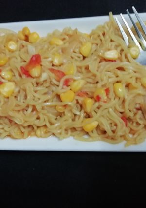 A picture of Sweet Corn maggie.