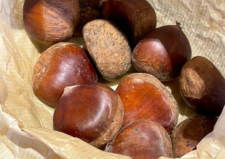 Steps to Prepare Any-night-of-the-week Roast Chestnuts