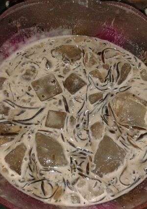 Foto resep Ice capcin ala rumahan (cappuchino cincau)