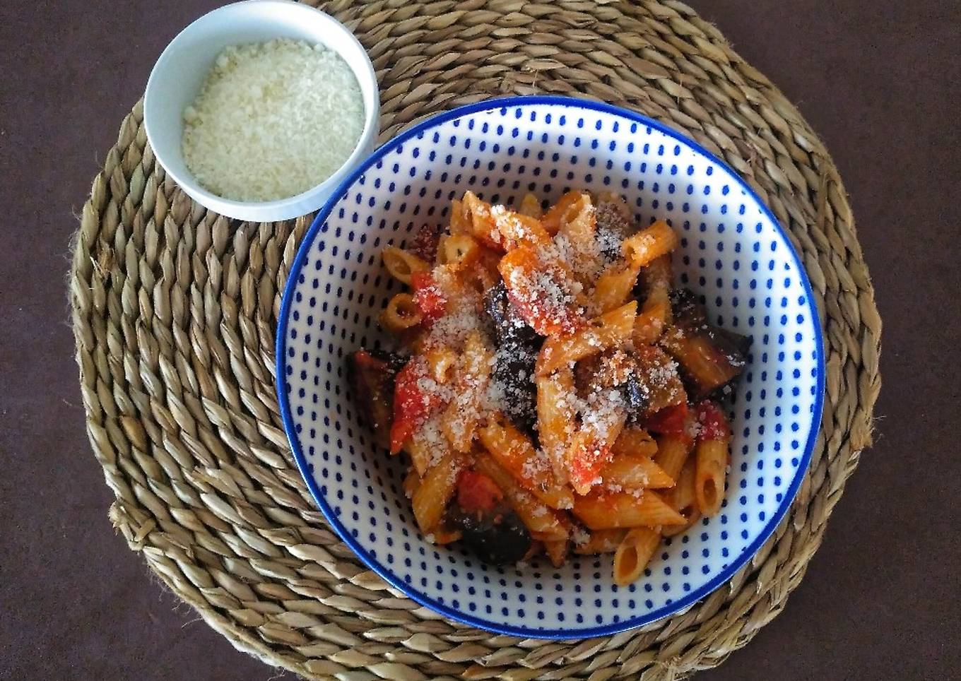 Macarrones alla Norma (con berenjenas)